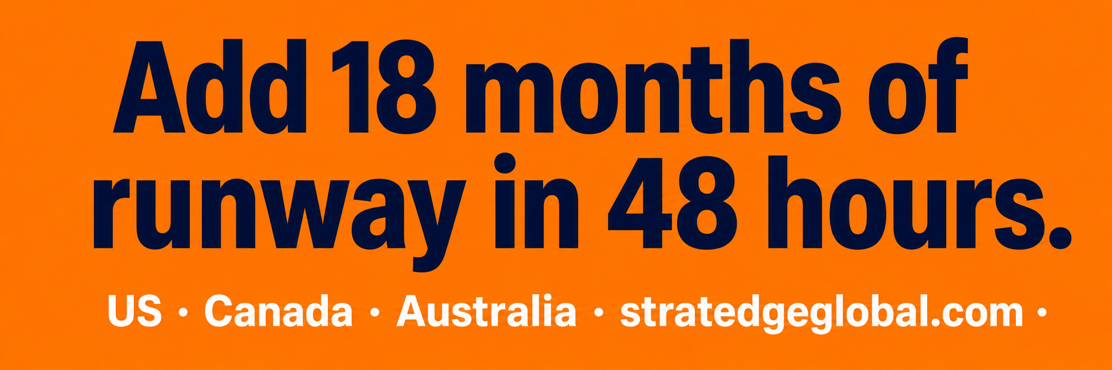 Extend startup runway 18 months StratEdge Global EOR US Canada Australia 2026